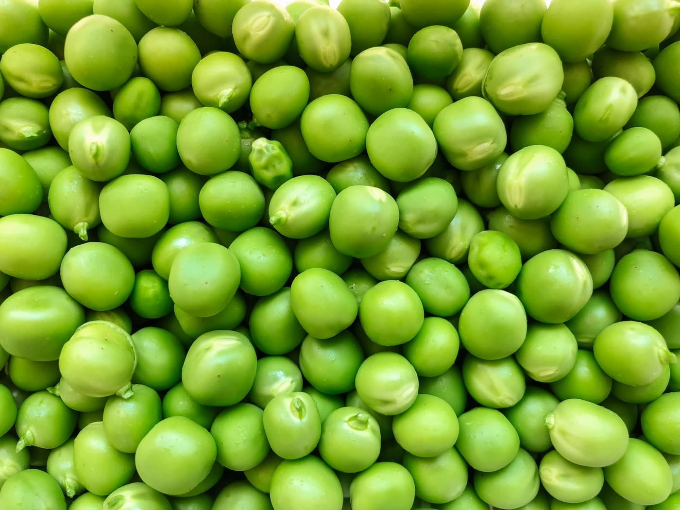 Grüne Erbsen